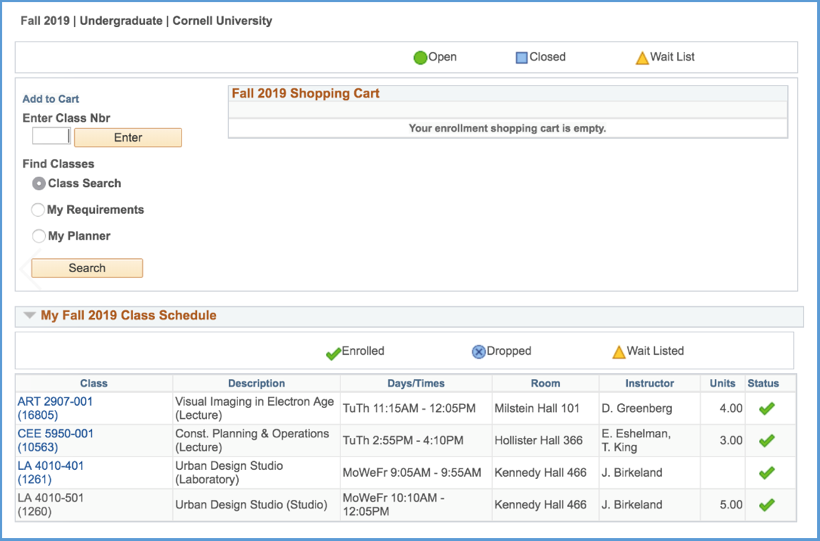 Determining Your Official Enrollment Status Center for Teaching Innovation
